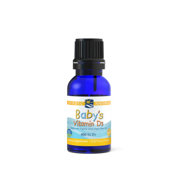 Baby's Vitamin D3 dietary supplement, 400 IU - 11 ml.
