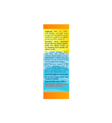 Suplement diety Baby's Vitamin D3, 400 IU - 11 ml - Nordic Naturals 5