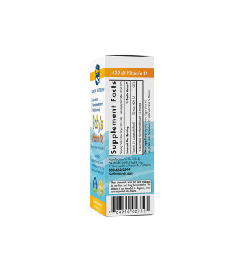 Baby's Vitamin D3 dietary supplement, 400 IU - 11 ml package