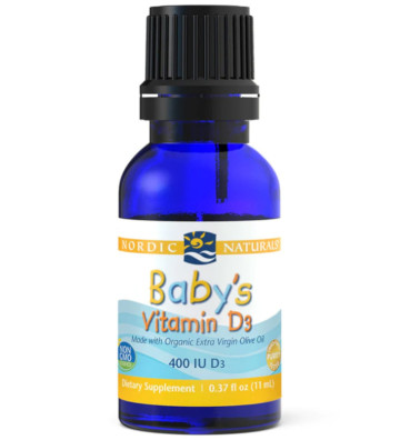 Baby's Vitamin D3 dietary supplement, 400 IU - 11 ml. - Nordic Naturals 2
