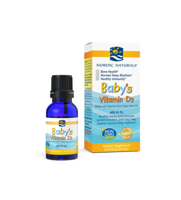 Baby's Vitamin D3 dietary supplement, 400 IU - 11 ml with package