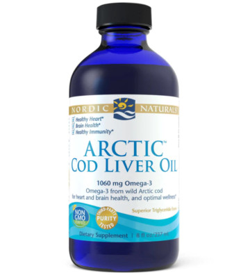 Suplement diety Arctic Cod Liver Oil, 1060 mg 237 ml bezsmakowy zbliżenie