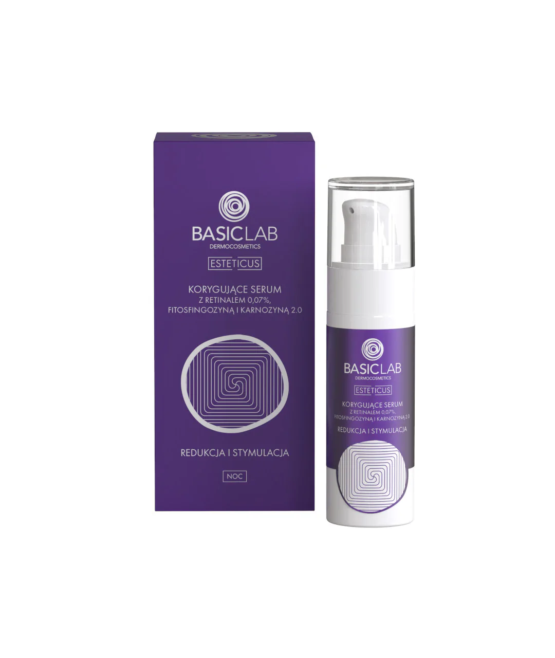 Korygujące serum z retinalem 0,07%, fitosfingozyną i karnozyną 2.0 - REDUKCJA I STYMULACJA 30ml