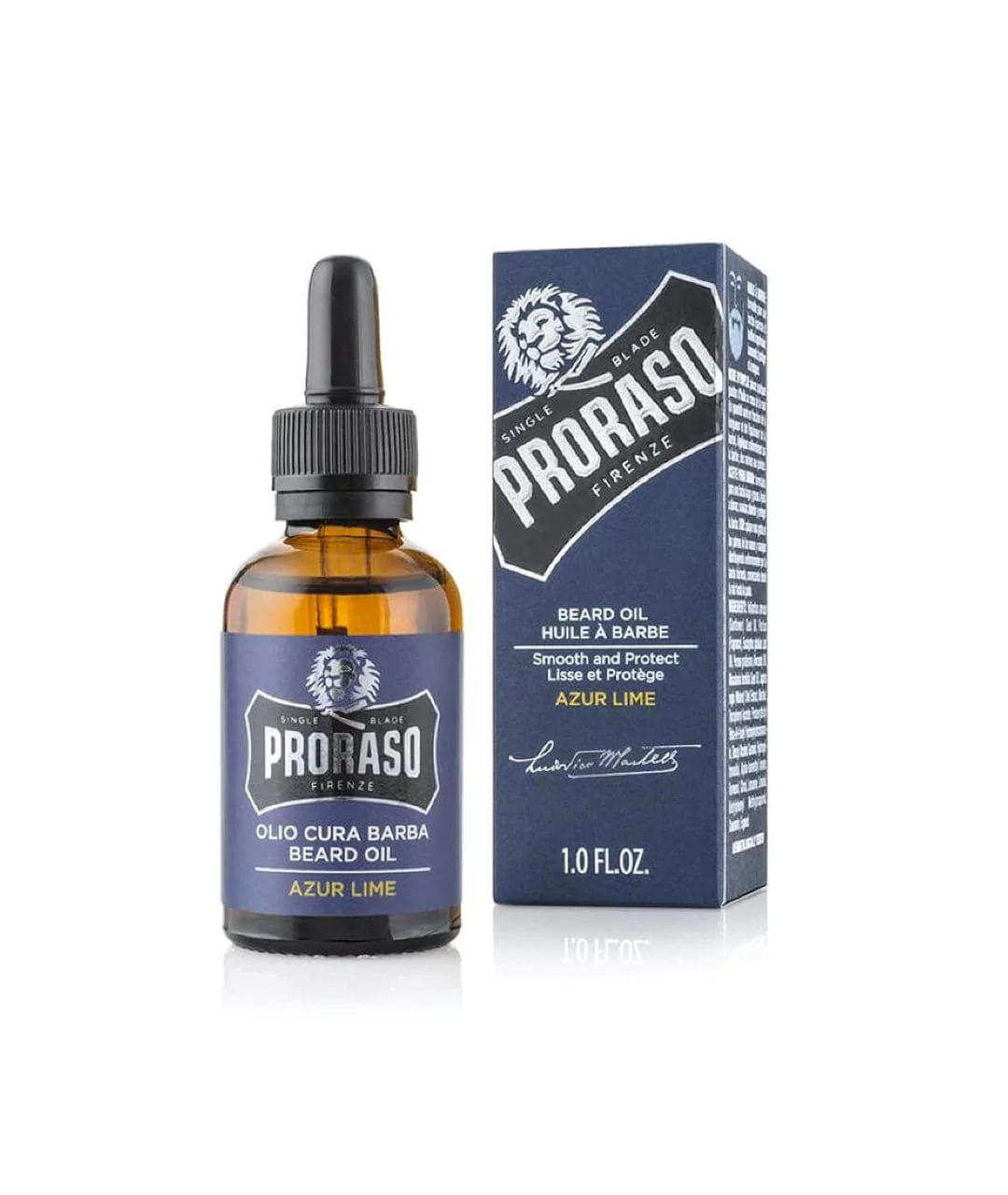 Olejek do brody Azur Lime 30ml z opakowaniem