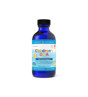 Children's DHA dietary supplement, 530mg Strawberry 119ml