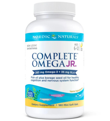 Suplement diety Complete Omega Junior, 283mg Cytryna 180 szt. - Nordic Naturals 3