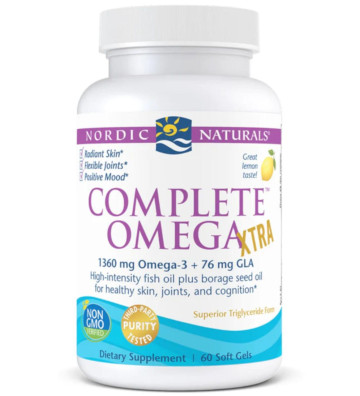 Suplement diety Complete Omega Xtra, 1360mg - 60 kapsułek miękkich zbliżenie