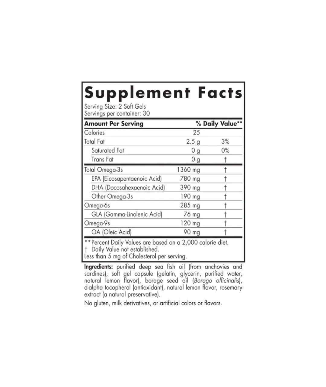 Suplement diety Complete Omega Xtra, 1360mg - 60 kapsułek miękkich informacje