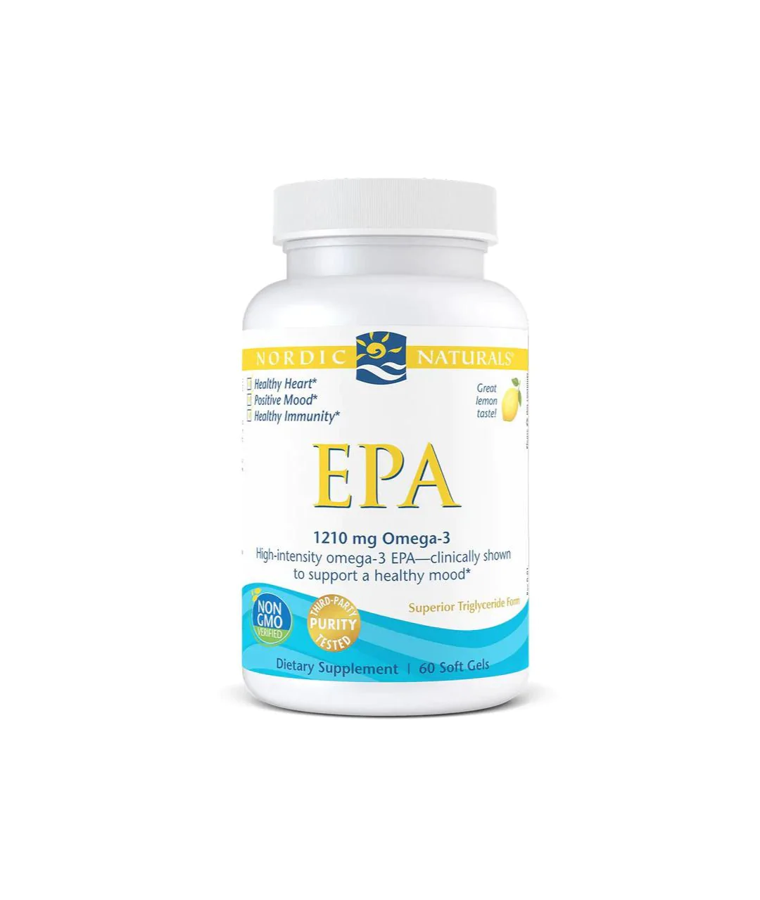 Suplement diety EPA, 1210mg Cytryna - 60 kapsułek miękkich Suplement diety EPA, 1210mg Cytryna - 60 kapsułek miękkich
