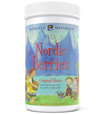 Nordic Berries Multivitamin Dietary Supplement, Original Flavor - 200 Gels - Nordic Naturals 2