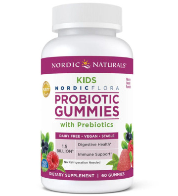 Dietary supplement Probiotic Gummies Kids, Forest Fruits - 60 gels. - Nordic Naturals 3