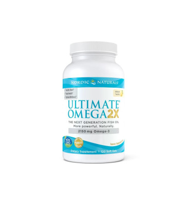 Ultimate Omega 2X dietary supplement, 2150 mg Lemon - 120 soft capsules - Nordic Naturals