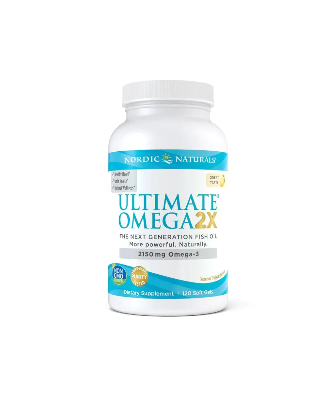 Suplement diety Ultimate Omega 2X, 2150 mg Cytryna - 120 kapsułek miękkich Suplement diety Ultimate Omega 2X, 2150 mg Cytryna - 120 kapsułek miękkich