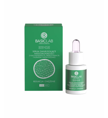 Imperfection-reducing serum with niacinamide 5% - REDUCTION AND TIGHTENING 15ml - BasicLab 1