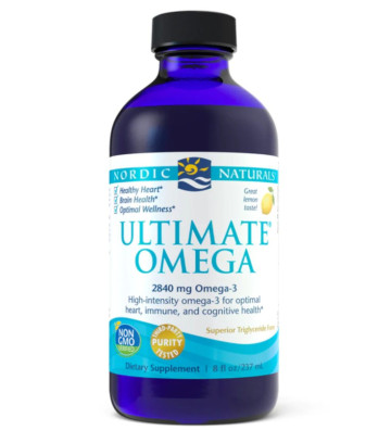 Dietary supplement Ultimate Omega 2840mg Lemon (237 ml) 237 ml - Nordic Naturals 2