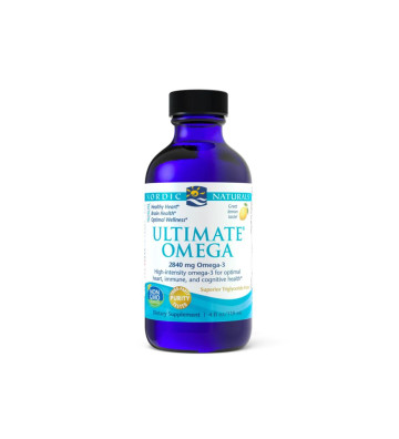 Suplement diety Ultimate Omega 2840mg Cytryna 119 ml - Nordic Naturals 1