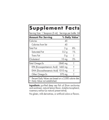 Suplement diety Ultimate Omega 2840mg Cytryna 119 ml - Nordic Naturals 4