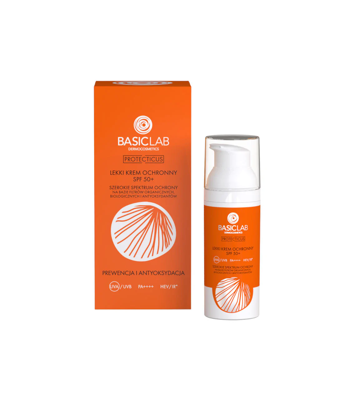 Light protective cream SPF 50+ PPD46.6 - PRVENTION AND ANTIOXIDATION 18ml