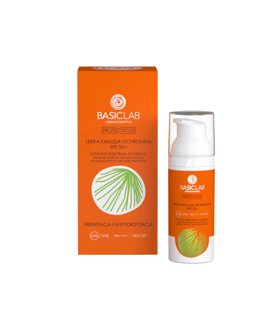 Light protective emulsion SPF 50+ PPD 52.3 - PREPARATION AND ANTIOXIDATION 50ml