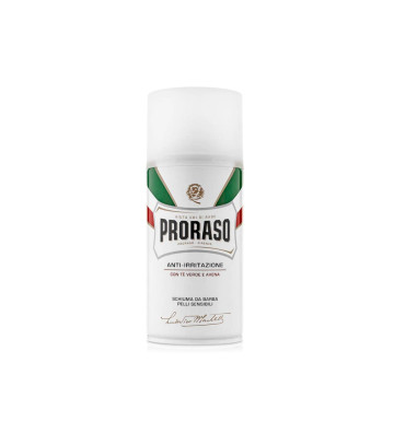 Shaving foam in travel format - for sensitive skin, white line 50ml - Proraso