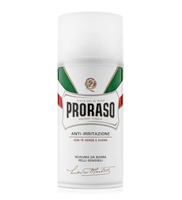 Shaving foam in travel format - for sensitive skin, white line 50ml - Proraso 2