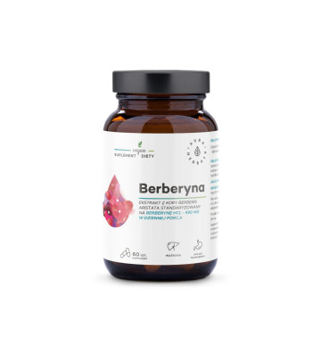 Berberyna 500 mg, Berberies aristata, kapsułki 60 szt. - Aura Herbals 1