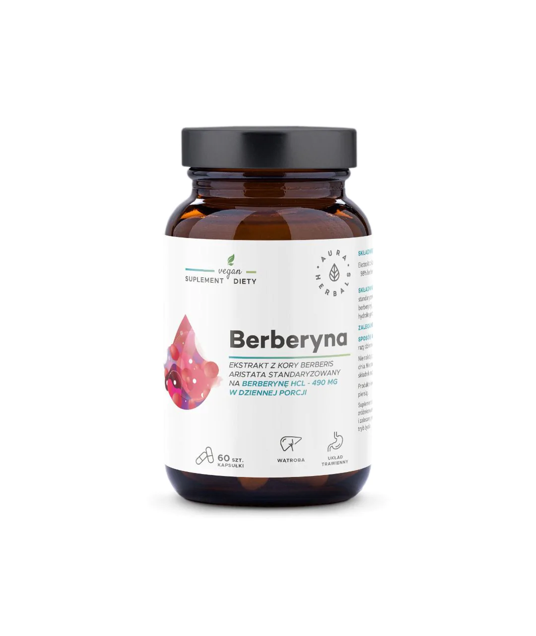 Berberyna 500 mg, Berberies aristata, kapsułki 60 szt. Berberyna 500 mg, Berberies aristata, kapsułki 60 szt.
